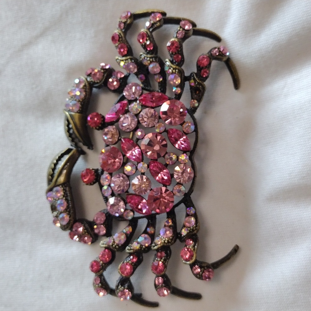 Pink large crab